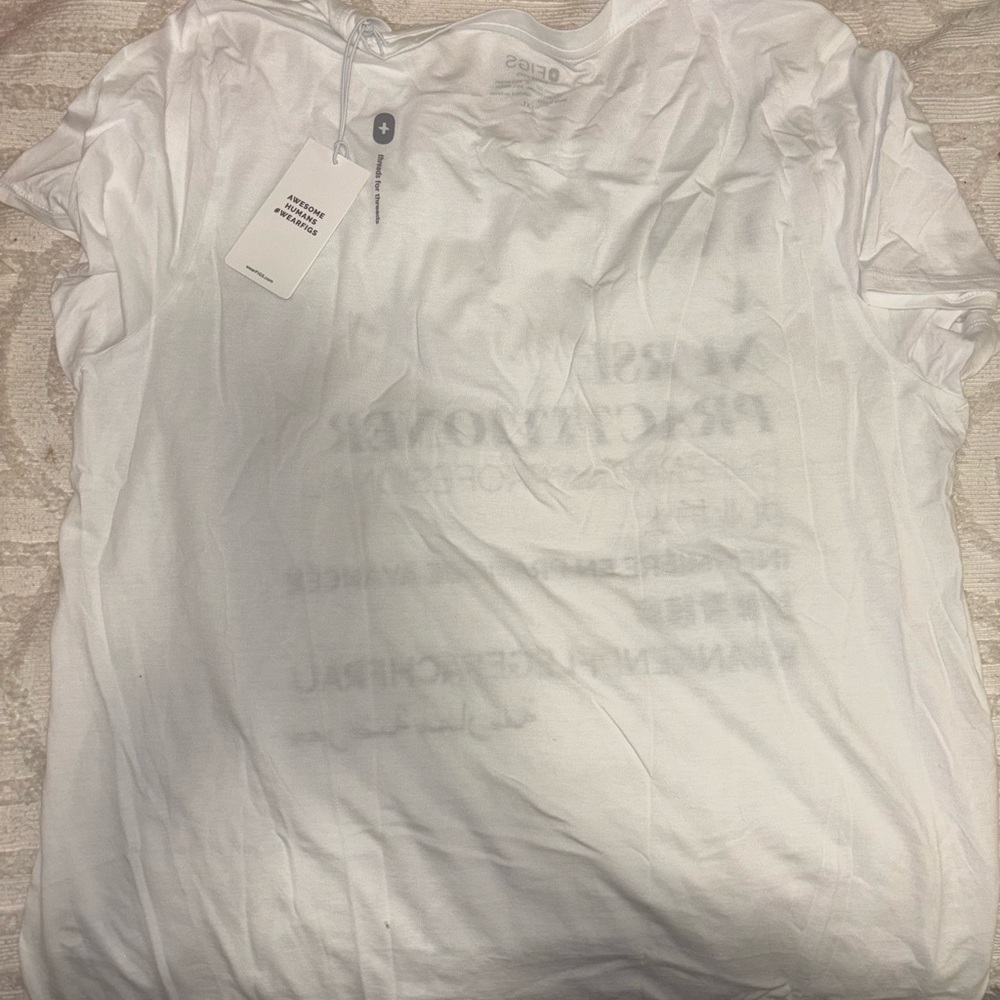 Figs White Graphic T-Shirt - Picture 4 of 4